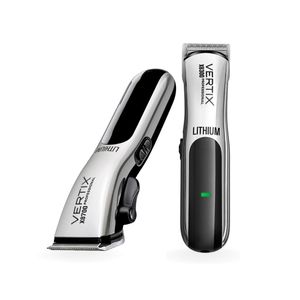 Kit Máquinas Elétricas Corte Profissional Sem Fio - Vertix