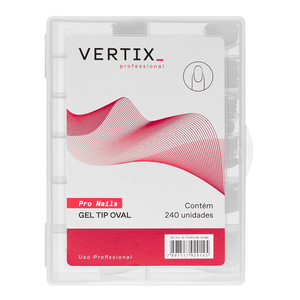 Gel Tip Oval 240 Unidades Vertix