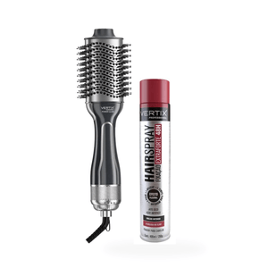 Kit Escova Secadora e Hair Spray - Vertix